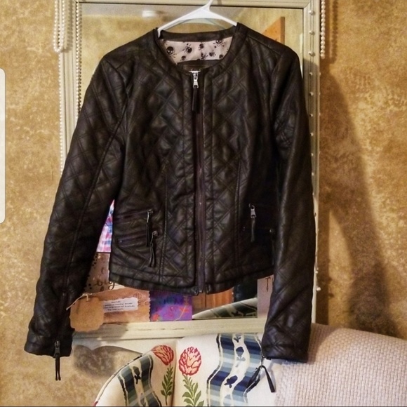 Ci Sono Jackets & Blazers - Ci Sono Faux Leather Jacket